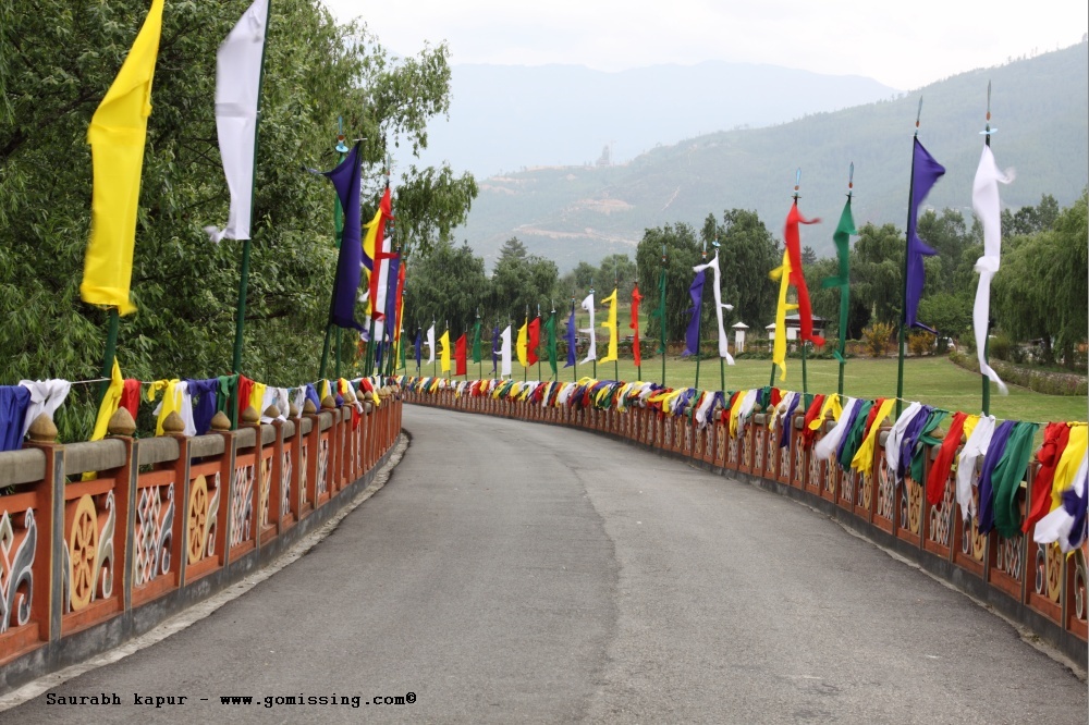 Road leading to Thimpu