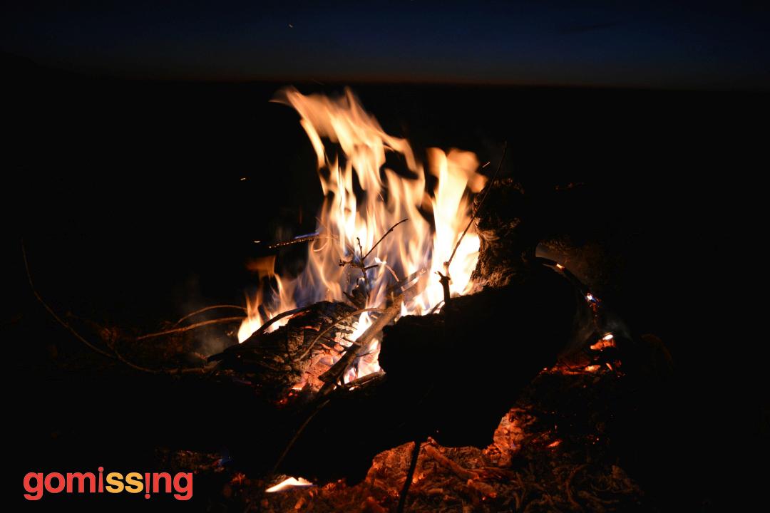 Bonfire at zero degrees