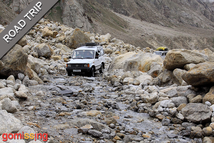 Driving from Kaza to Manali