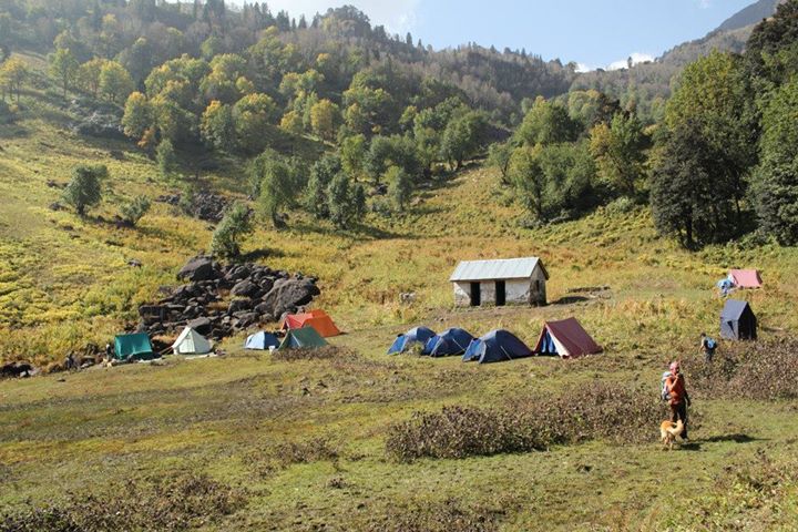 The GoMissing Lama Dug campsite